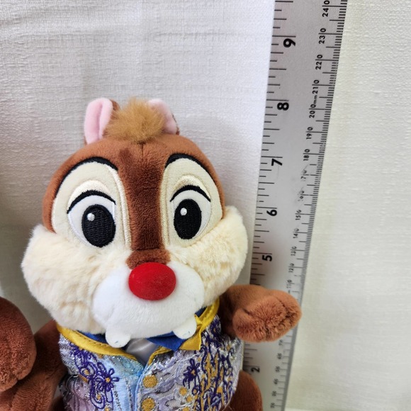 Disney Chip & Dale 50th Anniversary Brown Chipmunks Stuffed Animal Plush Toy 8" - Picture 4 of 9
